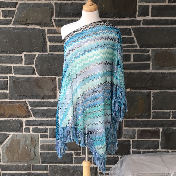 Missoni Fringe Poncho - Picture 6 of 8